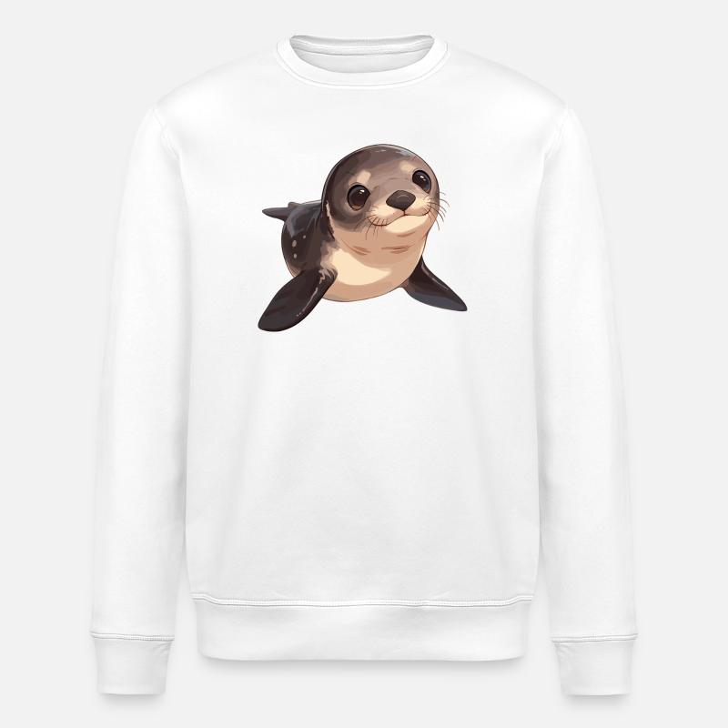 Lions de mer Lion de mer - Sweat bio ROLLER Stanley/Stella Unisexe - blanc