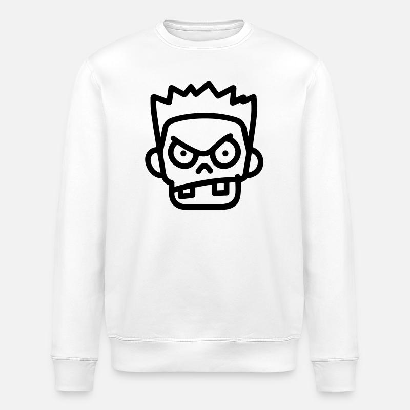 Zombie - Stanley/Stella Unisex Bio-Sweatshirt ROLLER - Weiß