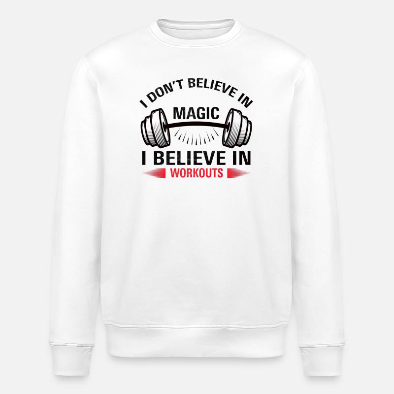 Magic Workout - Stanley/Stella ROLLER Unisex Organic Sweatshirt - white