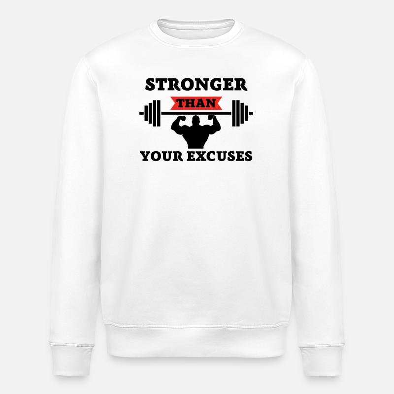 Stronger - Stanley/Stella Unisex Bio-Sweatshirt ROLLER - Weiß