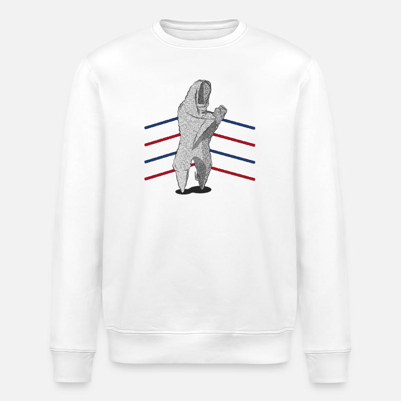 ABLAUF - Stanley/Stella Unisex Bio-Sweatshirt ROLLER - Weiß