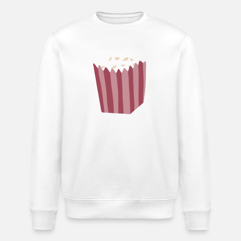 Popcornbox-Illustration - Stanley/Stella Unisex Bio-Sweatshirt ROLLER - Weiß