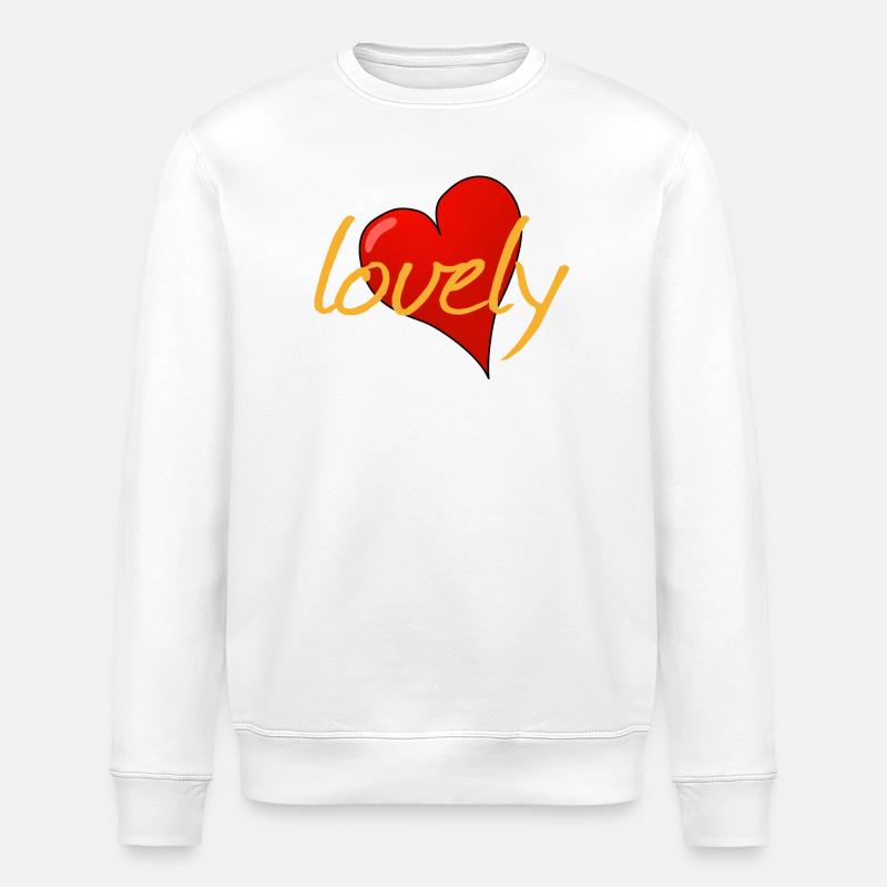 LOVELY - Stanley/Stella Unisex Bio-Sweatshirt ROLLER - Weiß