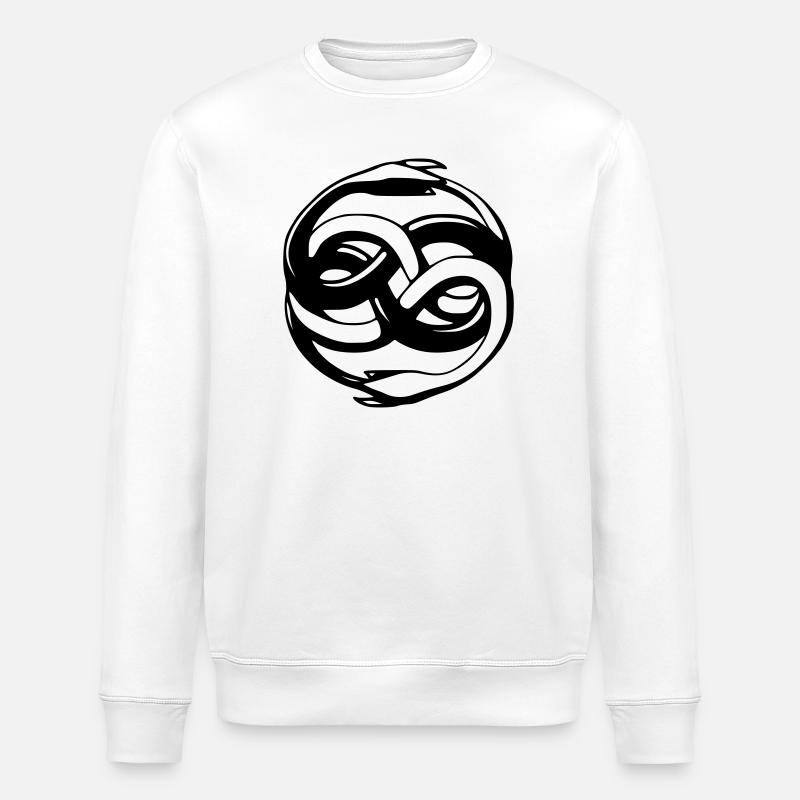 Sandworm Auryn - Stanley/Stella ROLLER Unisex Organic Sweatshirt - white