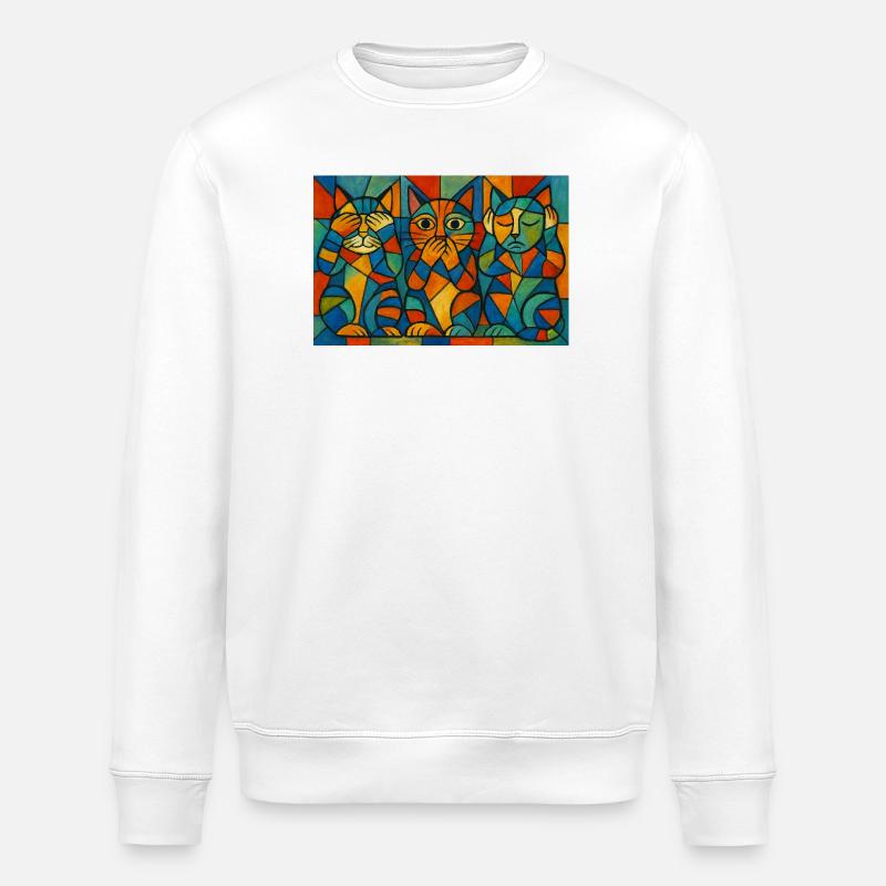 RockyZoo26 - Sweat bio ROLLER Stanley/Stella Unisexe - blanc