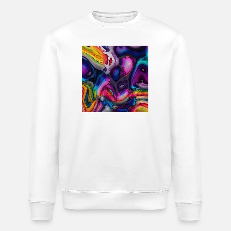 Art Paint - Sweat bio ROLLER Stanley/Stella Unisexe - blanc