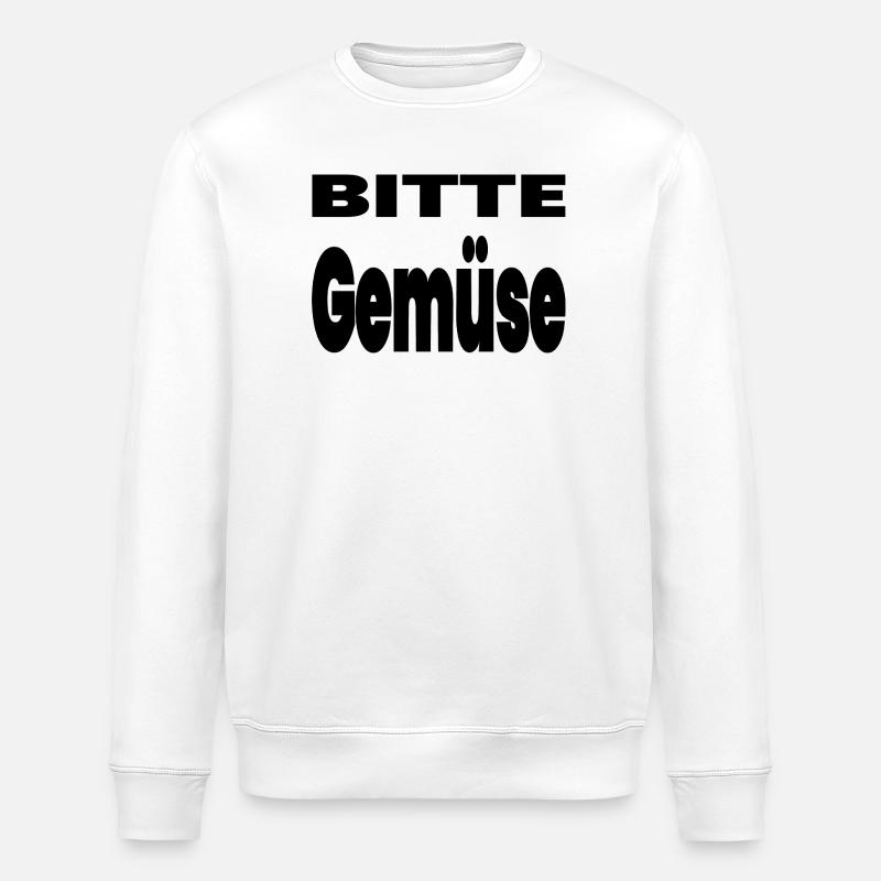 Gemüse - Stanley/Stella Unisex Bio-Sweatshirt ROLLER - Weiß