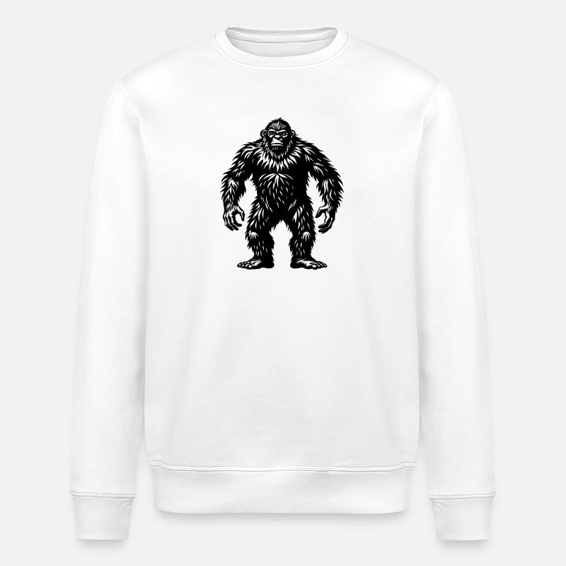 Bigfoot - Stanley/Stella Unisex Bio-Sweatshirt ROLLER - Weiß