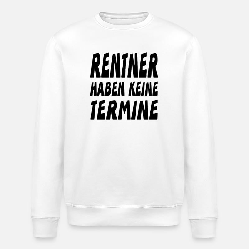 Rentner - Stanley/Stella Unisex Bio-Sweatshirt ROLLER - Weiß