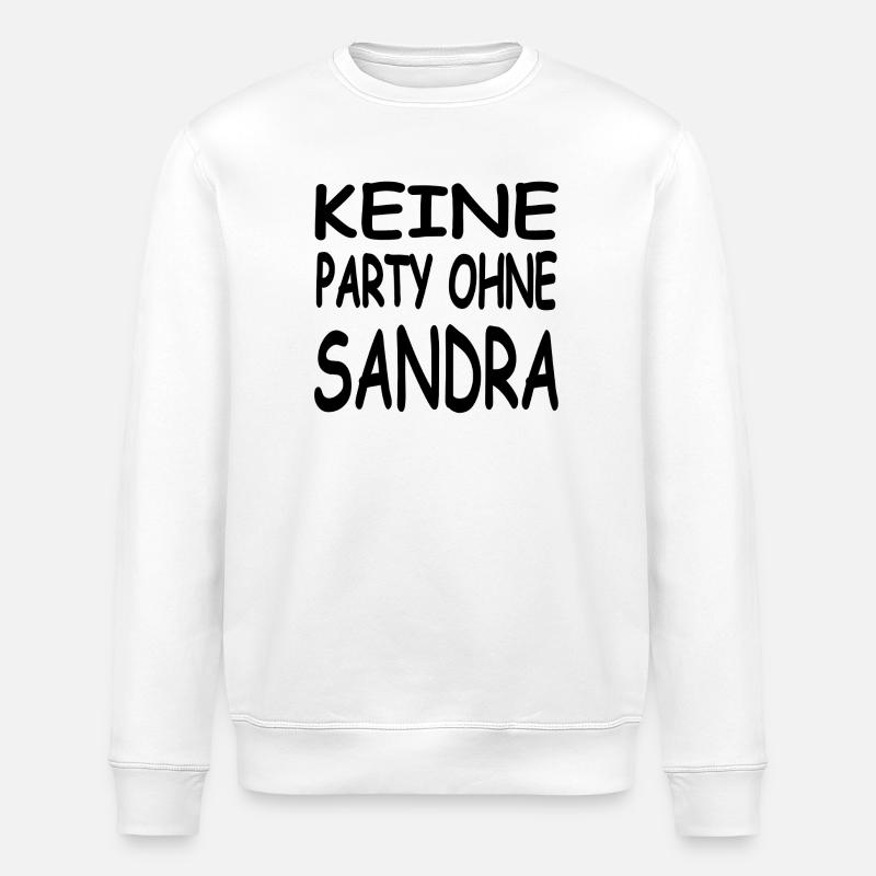 Sandra - Stanley/Stella Unisex Bio-Sweatshirt ROLLER - Weiß
