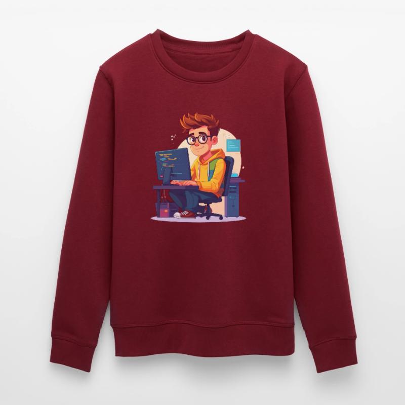 Programmierer oder Nerd Stanley/Stella Unisex Bio-Sweatshirt ROLLER