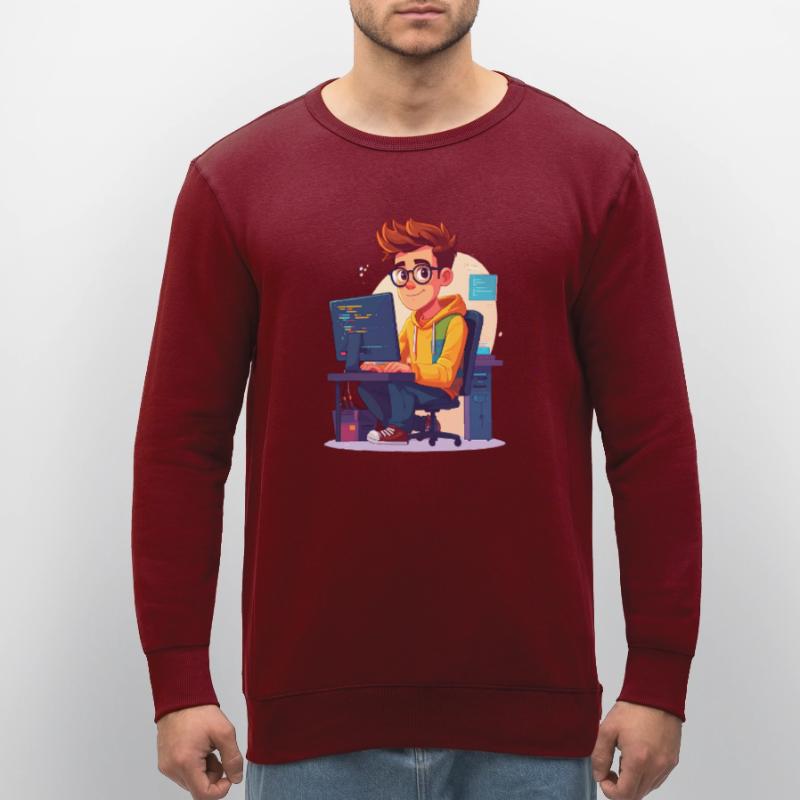 Programmierer oder Nerd Stanley/Stella Unisex Bio-Sweatshirt ROLLER