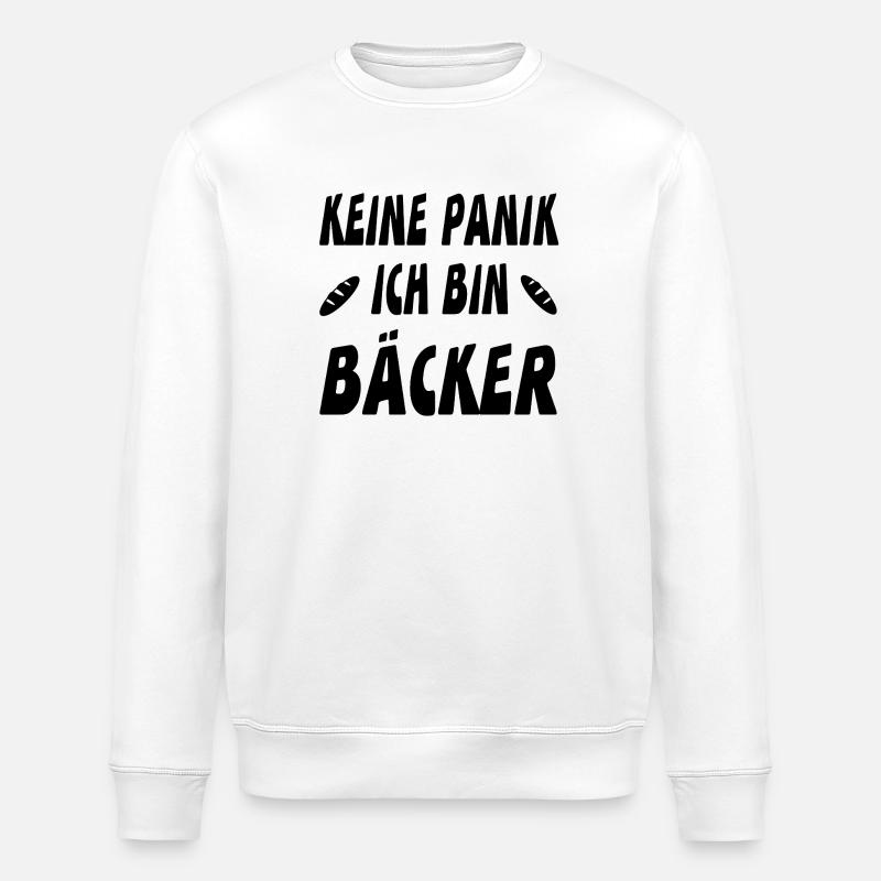 Baker - Stanley/Stella ROLLER Unisex Organic Sweatshirt - white