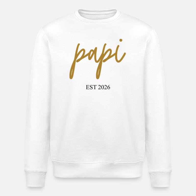 Papi est 2026 - Stanley/Stella Unisex Bio-Sweatshirt ROLLER - Weiß