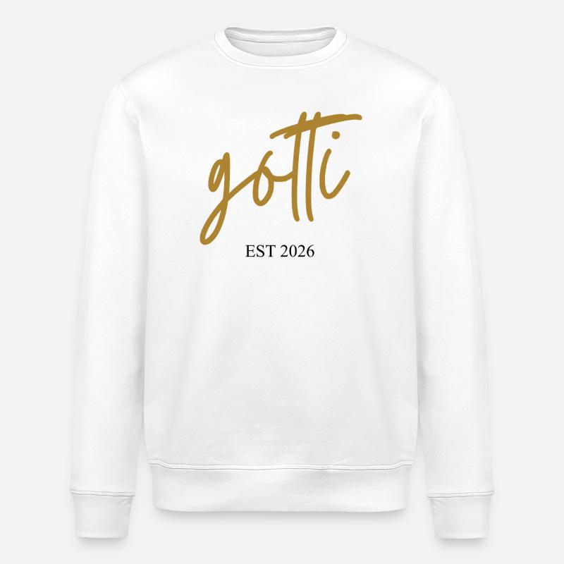 Gotti est 2026 - Sweat bio ROLLER Stanley/Stella Unisexe - blanc