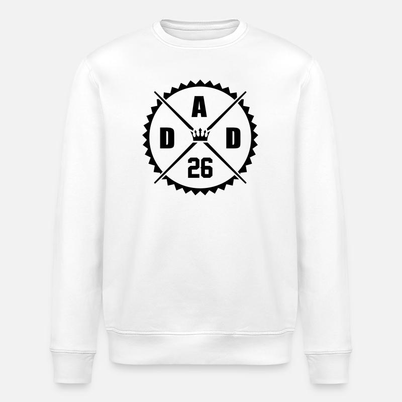 Papa 26 - Sweat bio ROLLER Stanley/Stella Unisexe - blanc