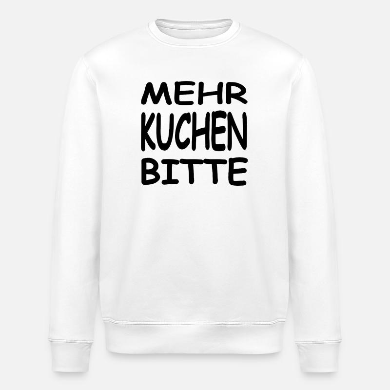 Cake - Stanley/Stella ROLLER Unisex Organic Sweatshirt - white