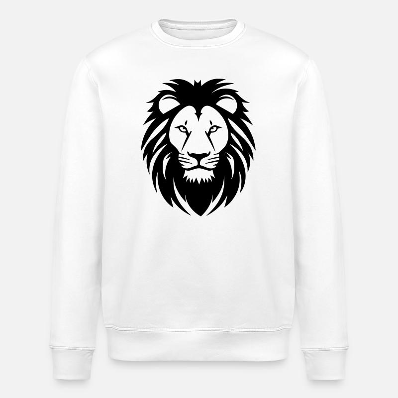 Löwe - Stanley/Stella Unisex Bio-Sweatshirt ROLLER - Weiß