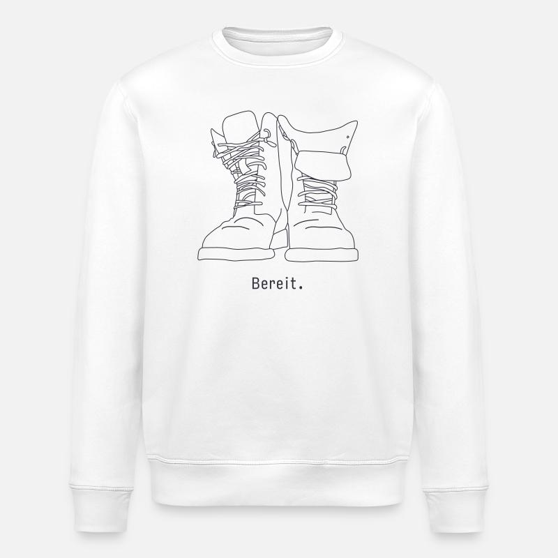 Bereit - Stanley/Stella Unisex Bio-Sweatshirt ROLLER - Weiß