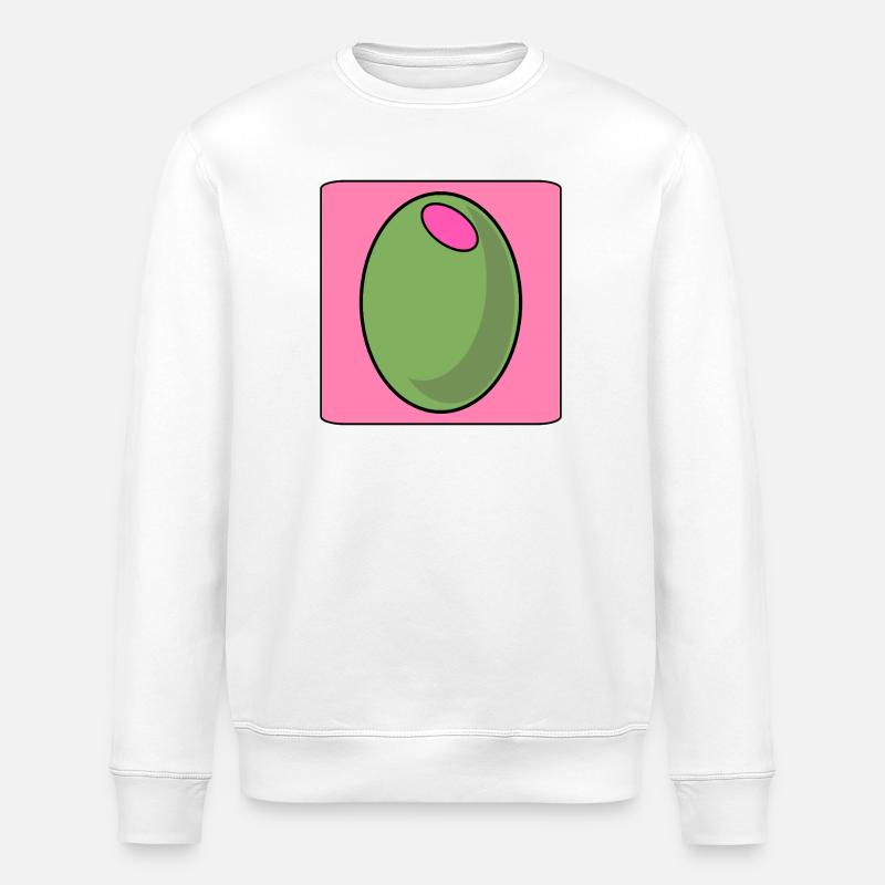 Olive Rose Love - Sweat bio ROLLER Stanley/Stella Unisexe - blanc