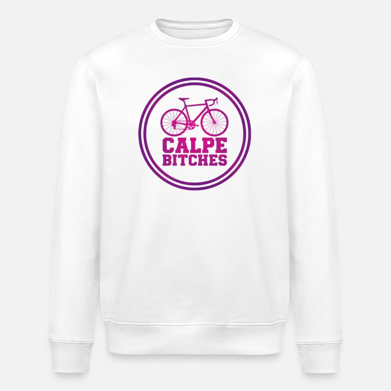 Emblème de cyclisme Calpe Bitches - Sweat bio ROLLER Stanley/Stella Unisexe - blanc