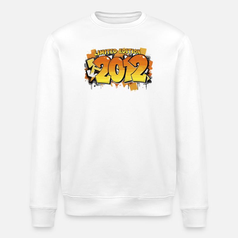 Édition limitée 2012 Graffiti - Sweat bio ROLLER Stanley/Stella Unisexe - blanc