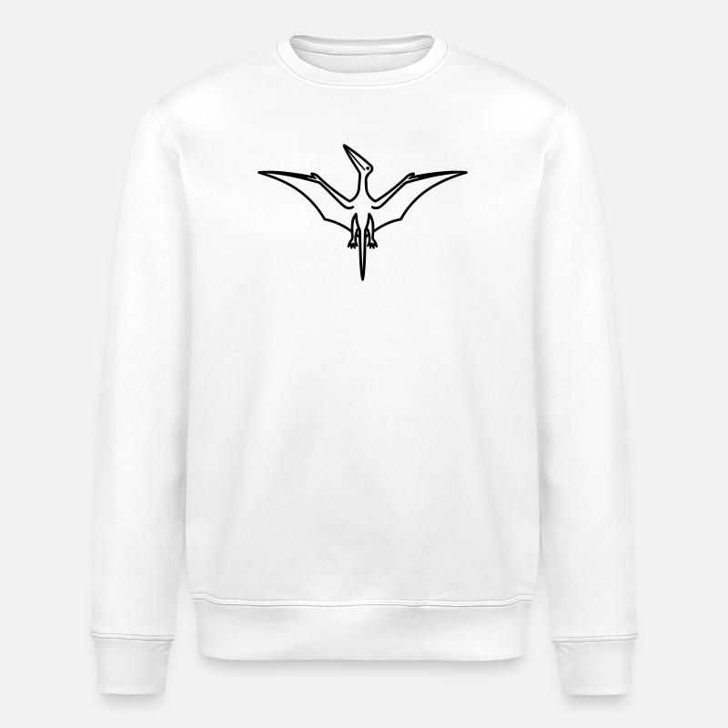 ptérodactyle - Sweat bio ROLLER Stanley/Stella Unisexe - blanc