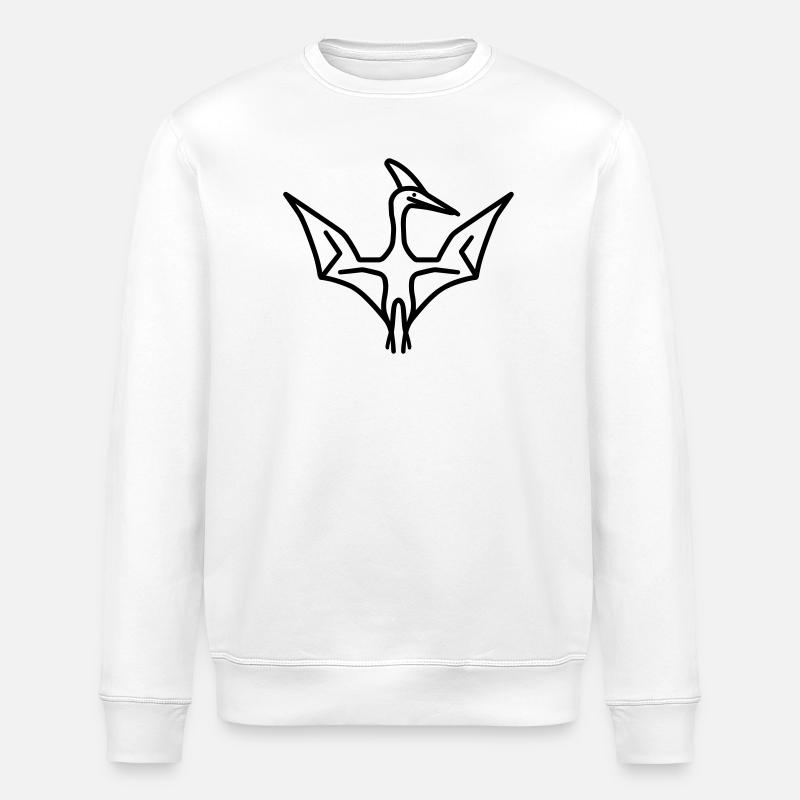 Pterodaktylus - Stanley/Stella Unisex Bio-Sweatshirt ROLLER - Weiß