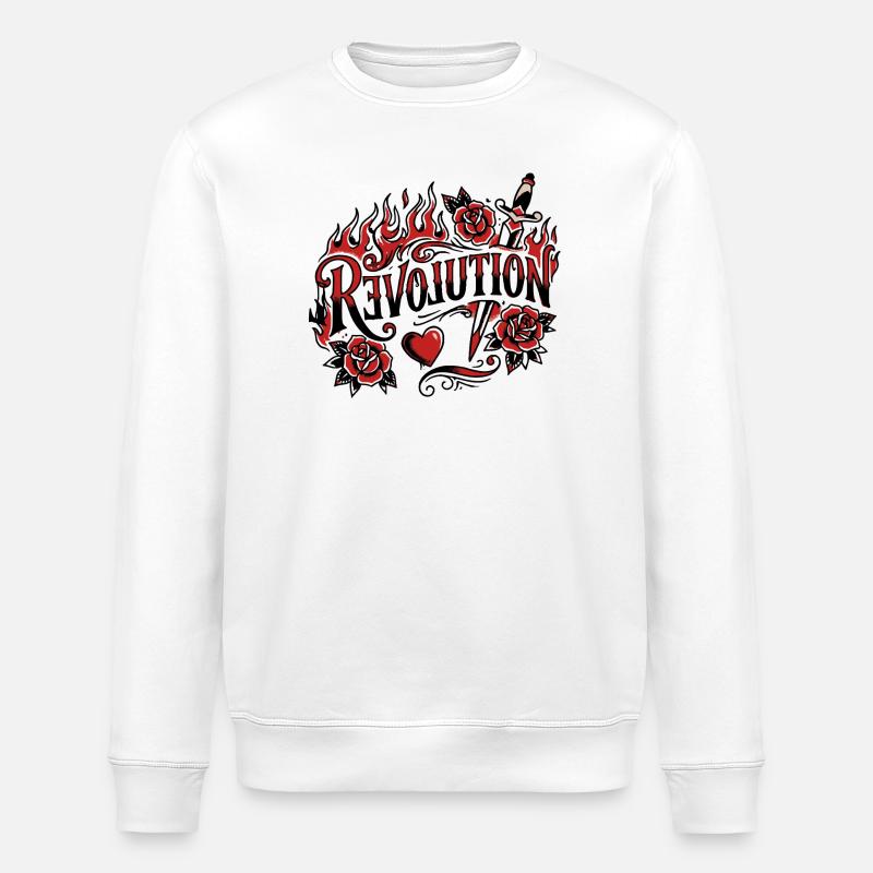Diversity & Inclusion, Revolution Hoodie, Tasse - Stanley/Stella Unisex Bio-Sweatshirt ROLLER - Weiß