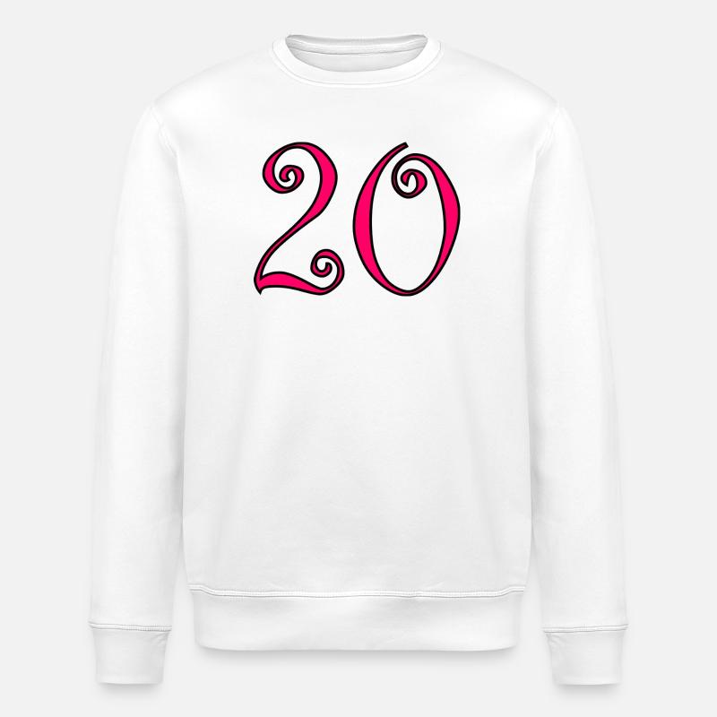 Couleur2-460_text234-2-50-5-4-8-6-8-7-3-0-6-3-3 - Sweat bio ROLLER Stanley/Stella Unisexe - blanc