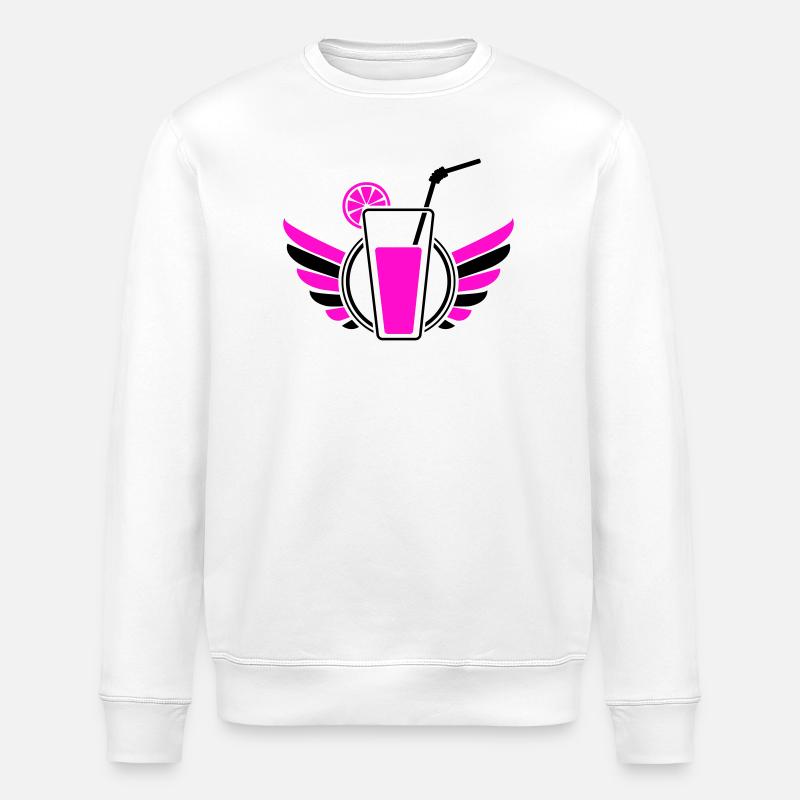 Ailes de cocktail - Sweat bio ROLLER Stanley/Stella Unisexe - blanc