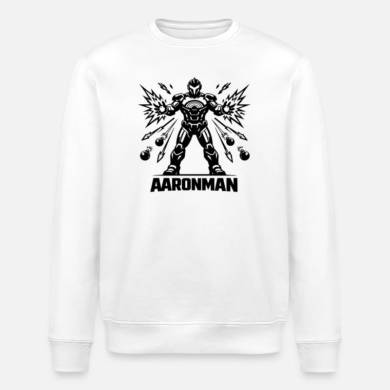 Aronman - Stanley/Stella Unisex Bio-Sweatshirt ROLLER - Weiß