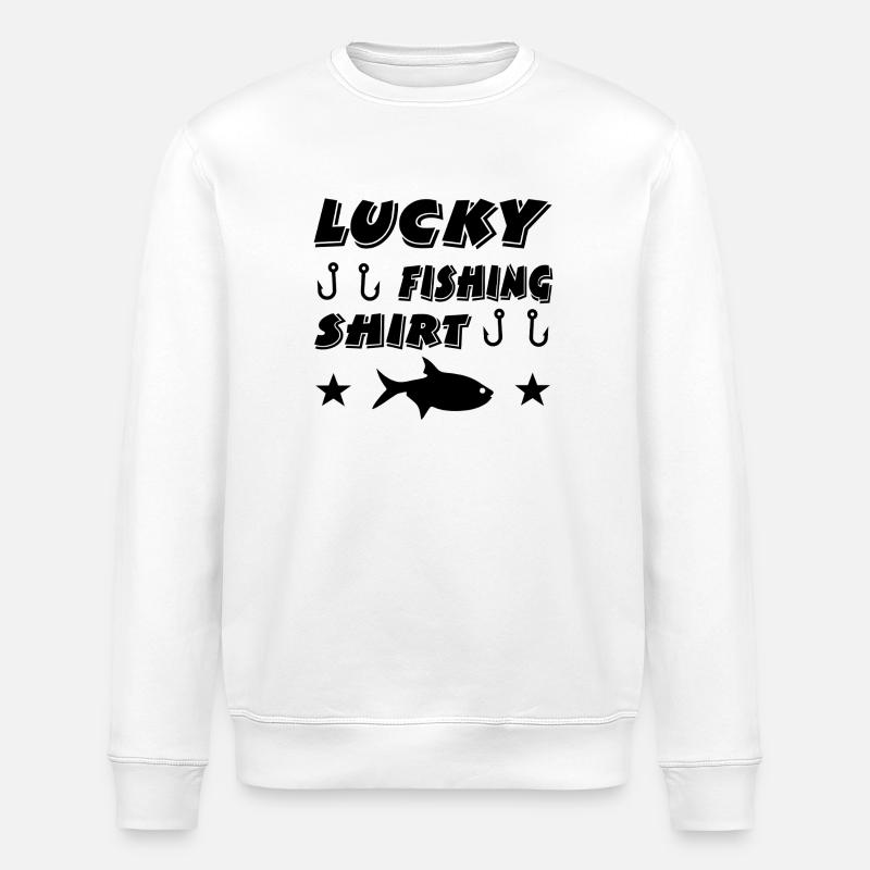 Angeln - Stanley/Stella Unisex Bio-Sweatshirt ROLLER - Weiß