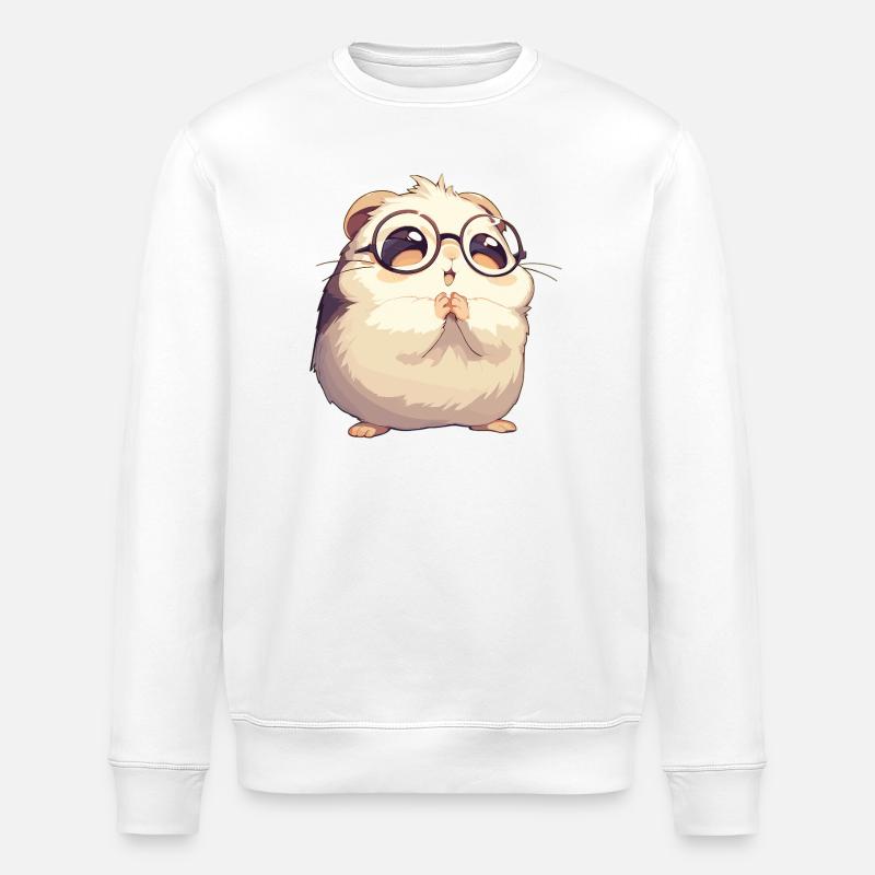 Lemminge Lemming - Stanley/Stella Unisex Bio-Sweatshirt ROLLER - Weiß