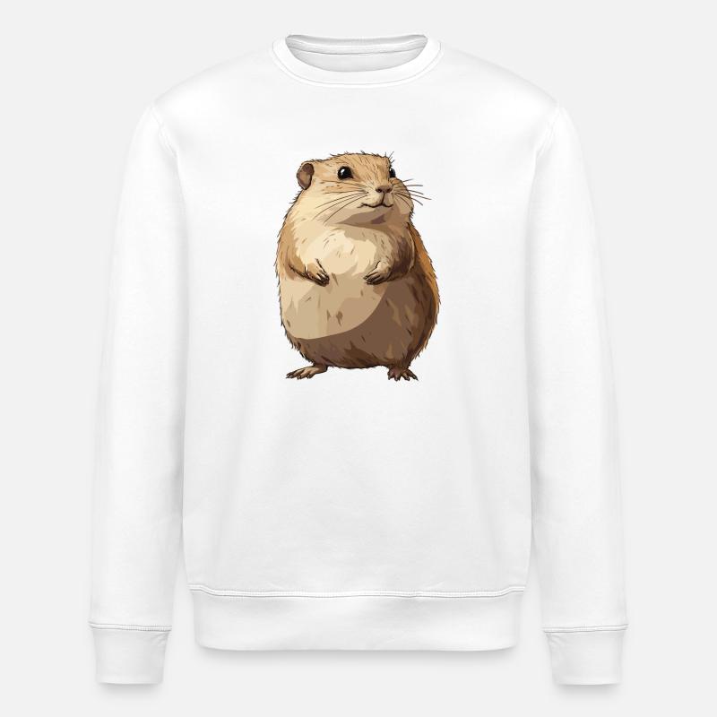 Lemminge Lemming - Stanley/Stella Unisex Bio-Sweatshirt ROLLER - Weiß