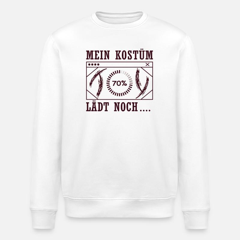 My costume is still loading - Stanley/Stella ROLLER Unisex Organic Sweatshirt - white