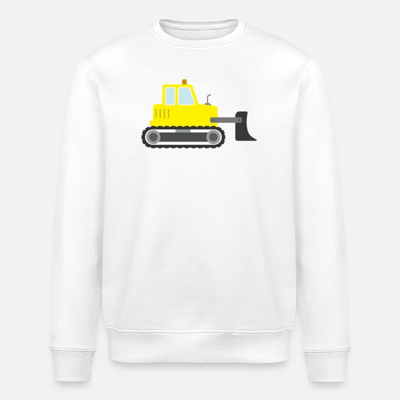 Bulldozer - Sweat bio ROLLER Stanley/Stella Unisexe - blanc