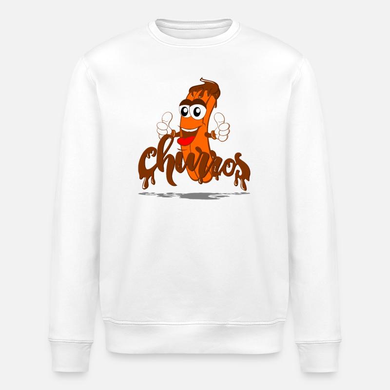 Churros  - Stanley/Stella Unisex Bio-Sweatshirt ROLLER - Weiß