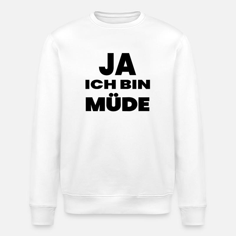 Fatigué - Sweat bio ROLLER Stanley/Stella Unisexe - blanc