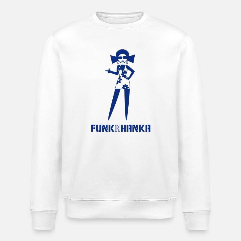 FUNK A HANKA - Stanley/Stella Unisex Bio-Sweatshirt ROLLER - Weiß