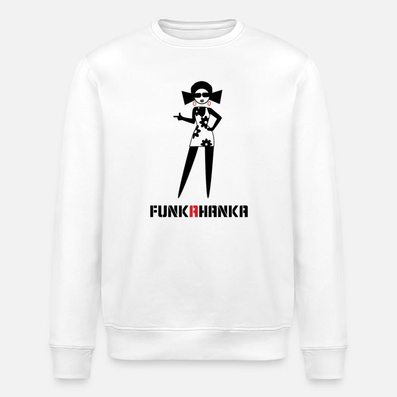 FUNK A HANKA - Stanley/Stella ROLLER Unisex Organic Sweatshirt - white