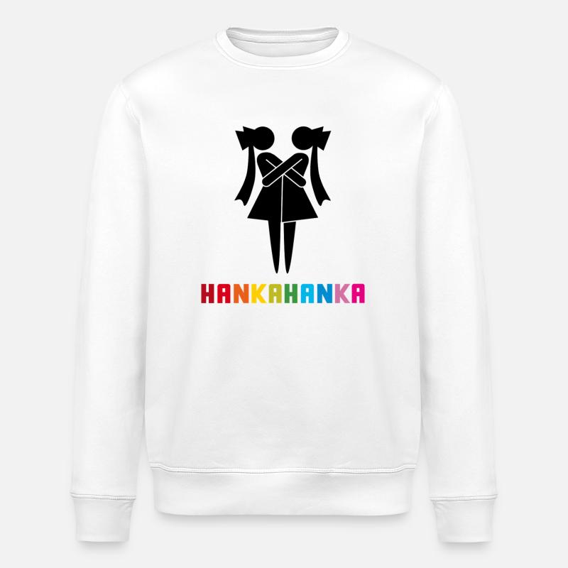 HANKAHANKA - Sweat bio ROLLER Stanley/Stella Unisexe - blanc