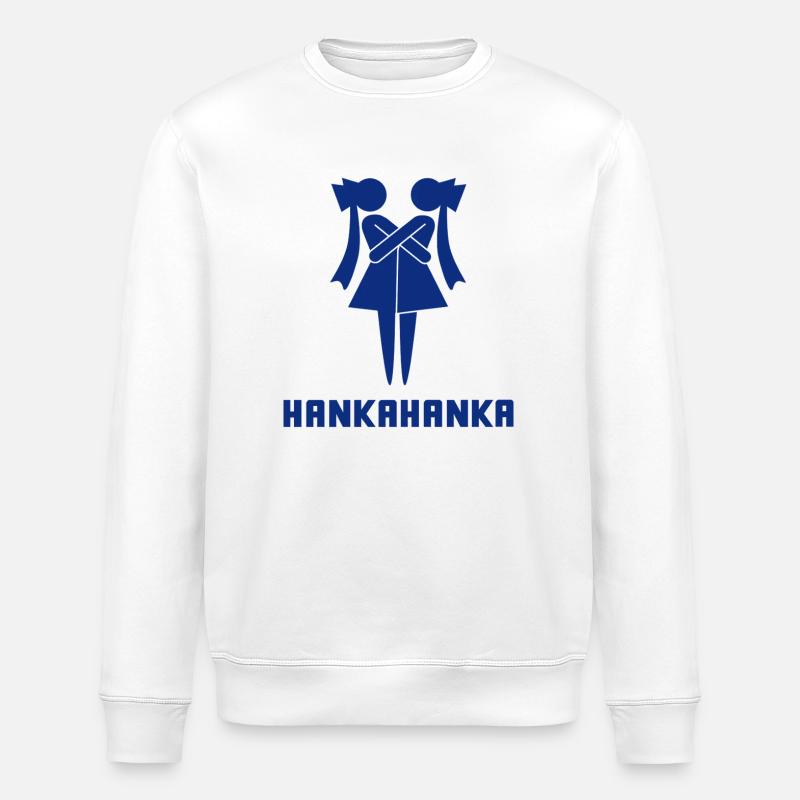 HANKAHANKA - Sweat bio ROLLER Stanley/Stella Unisexe - blanc
