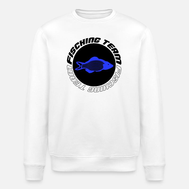 Équipe de pêche - Sweat bio ROLLER Stanley/Stella Unisexe - blanc