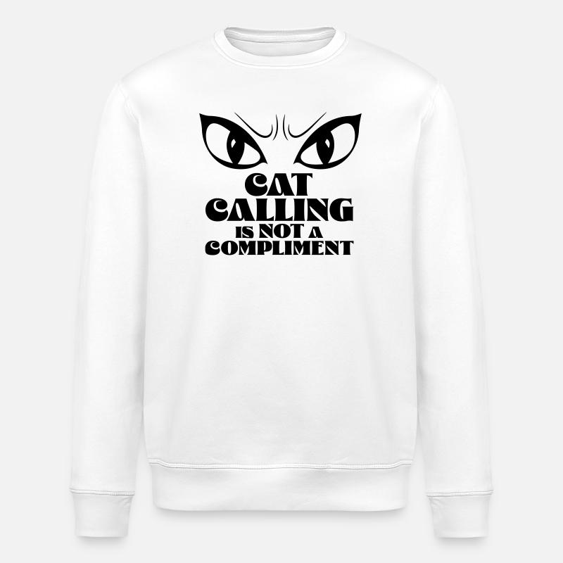 Siffler n’est pas un compliment - Sweat bio ROLLER Stanley/Stella Unisexe - blanc