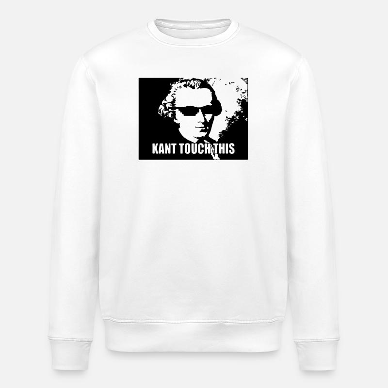 Kant touch this - Stanley/Stella ROLLER Unisex Organic Sweatshirt - white