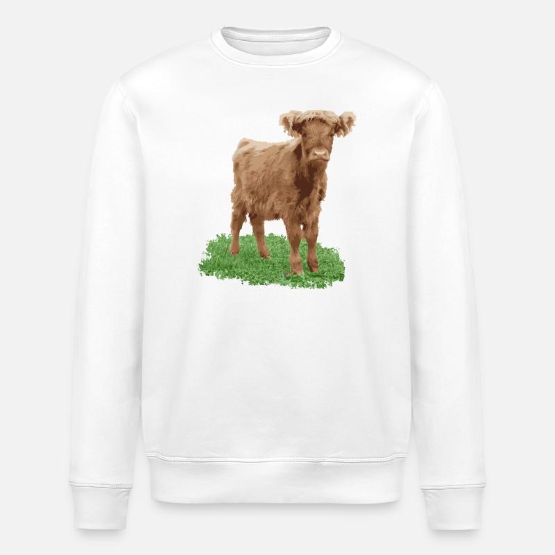 Praline die Färse - Stanley/Stella Unisex Bio-Sweatshirt ROLLER - Weiß
