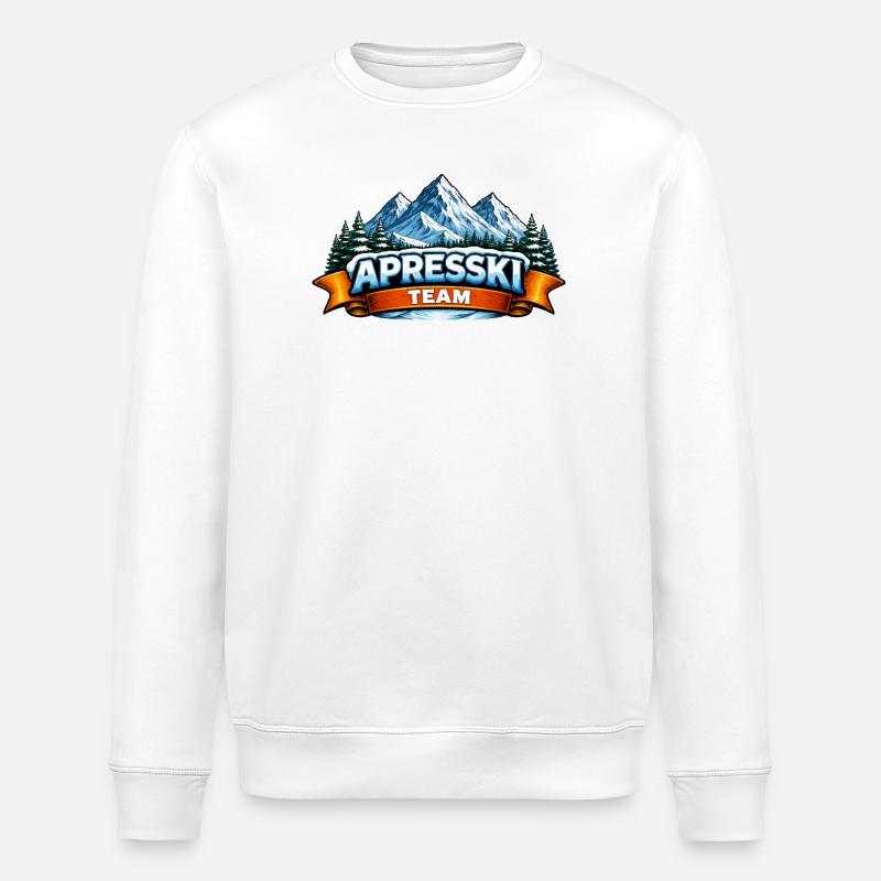 ApresSki Team - Stanley/Stella Unisex Bio-Sweatshirt ROLLER - Weiß