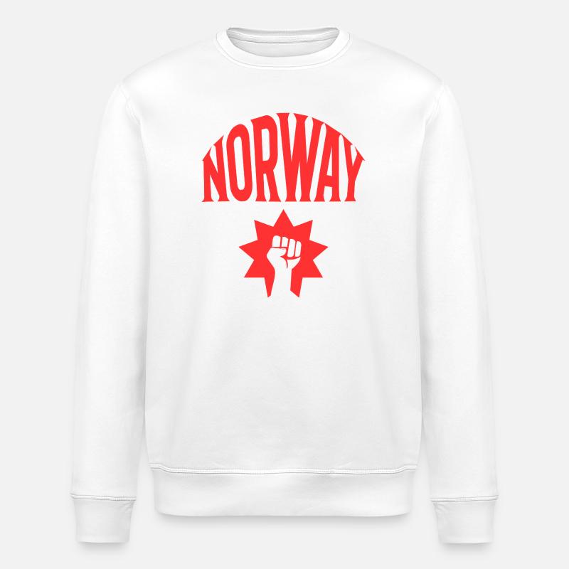 Norway - Stanley/Stella Unisex Bio-Sweatshirt ROLLER - Weiß