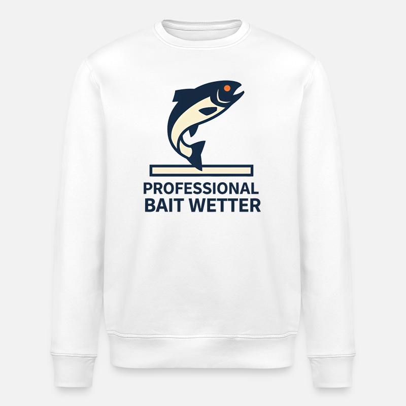 Pro Bait Wetter - Sweat bio ROLLER Stanley/Stella Unisexe - blanc